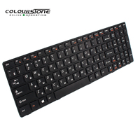Clavier d'ordinateur portable rétroéclairé de remplacement par le fabricant, touches multimédias, disposition RU, noir, pour IdeaPad G580 G580A G585 Z580 Z585