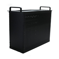 Caja Metálica de Control Industrial Electrónico de Acero Galvanizado y Lámina de Aluminio Anodizado Personalizada de 5U