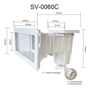 New Product Wholesale Skimmer Concrete <strong>Pool</strong> Wide Mouth Skimmers Water Filtration Skimmer for Swimming <strong>Pool</strong> - Product Image 2