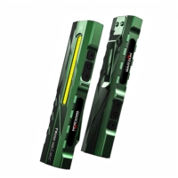 Lampe torche de poche WARSUN T9 nouvelle génération pour usage extérieur et réparation automobile, lampe torche EDC rechargeable, lampe de travail compacte pour le transport quotidien