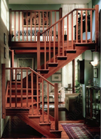 Escalier droit en bois massif, escalier en bois, escalier droit personnalisé, escalier intérieur