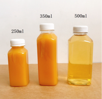 2024 bouteille PET de qualité alimentaire 500ml scellant des canettes de boisson en plastique pour boissons gazeuses canettes de soda transparentes