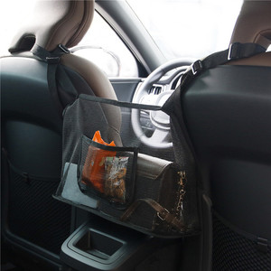Organizador de asiento trasero de coche, bolsa de almacenamiento de malla con bolsillos para organización y almacenamiento del interior del coche - Product Image 5