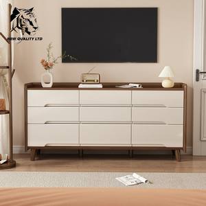 Gabinete de almacenamiento personalizado de fábrica a precio económico, en stock, dropshipping, diseño más reciente, muebles para recibidor, gabinete de madera con cajones - Product Image 6