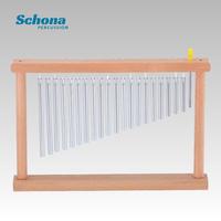 20 Note Orff Wind Chime with Solid Wood Frame, Stage Performance Accompaniment Chime Bells Sound Bar
