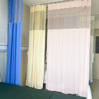 Usine personnalisée Offre Spéciale 100% polyester médical hôpital cloison rideau hôpital rideau pour séparation