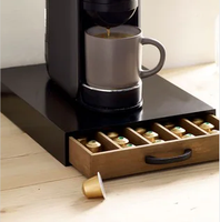 Tiroir de rangement pour comptoir sous le brasseur Tiroir pour dosettes de café Bronx