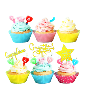 Elegante Decorazione per <span class=keywords><strong>Torta</strong></span> di Compleanno Incisa al Laser e Insegna Decorativa per Feste e Anniversari - Product Image 2
