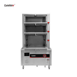 レストランキッチン食堂用Lestov3層商用誘導シーフード蒸し器 - Product Image 3