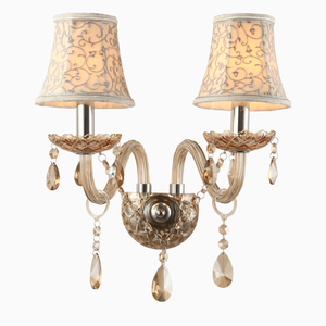 Estilo europeo 2 luces Ember de cristal de la pared de la lámpara - Product Image 1