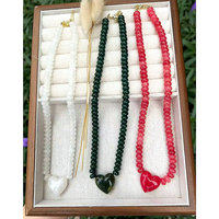 FM-LHN2205 Collier en corde colorée spécial, pendentif en corde colorée, collier en cordon coloré pour femme, vente en gros de colliers pour femme