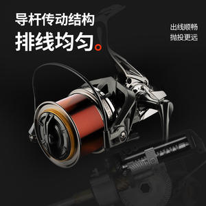 Carrete de Pesca Giratorio Chiren 14000 de Metal para Lanzamiento Largo, Uso en Playa y Océano, Mano Derecha - Product Image 2