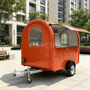 Carrito de Comida Móvil de Alta Calidad, Mini Remolque de Comida para la Venta Ambulante de Helados, Café y Bebidas - Product Image 1