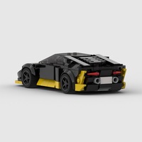 Juguete Educativo de Bloques de Construcción de Autos, Regalo de 50 Piezas, Escala 1:12, Juego de Ladrillos ABS para Niños Unisex