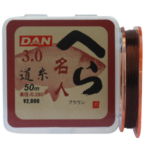 สายเอ็นตกปลา DAN Celebrity Series ไนลอน 3.0 50 ม. สีน้ำตาล นำเข้าจากญี่ปุ่น - Product Image 1