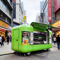 Chariot à glaces personnalisable, camion de mariage, bar à bière mobile, remorque à café, remorque bar mobile, remorque à snacks, en aluminium, personnalisable