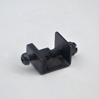 Vente en gros petit mur rond noir en forme de U panneau solaire personnalisé de haute qualité angle d'angle en tôle support clip