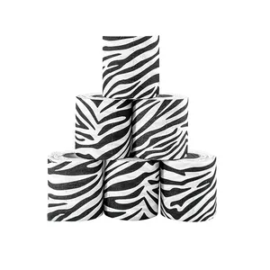 Carta igienica di alta qualità stampata su misura Zebra vendita diretta in fabbrica carta igienica riciclata 1 strato 2 strati 3 strati carta igienica