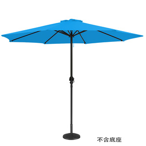 Dingku Outdoor Center Pillar Umbrella 3m Sun Shade Manual Open Iron Rib Courtyard Use - Product Image 5