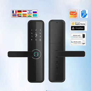 Sinon Tuya ระบบอิเล็กทรอนิกส์ระบบล็อกประตูไม้ปลดล็อคด้วยลายนิ้วมือ - Product Image 1