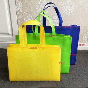 Sacs de courses pliables écologiques de haute qualité en tissu laminé non tissé, faible MOQ, cadeaux réutilisables, vente en gros - Product Image 4