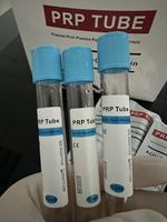 Tube PRP vétérinaire stérile 8-15 ml avec gel de séparation rapide, kit PRP OEM en verre et plastique pour la réparation des tendons équins et canins
