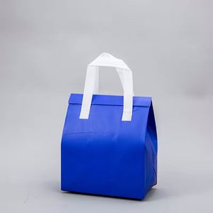 Wholesale Custom Logo Printed Reusable Thermal Insulation Promotional Durable Non Woven Insulated Lunch Cooler Bag for Food - Product Image 4