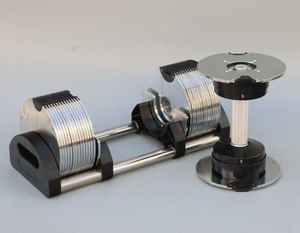 Manubri Regolabili Intelligenti con Cambio <span class=keywords><strong>Peso</strong></span> Automatico Unisex per Palestra e Fitness in Ghisa Elettroplaccata Set 16/36KG Modello KTYL-001 - Product Image 5