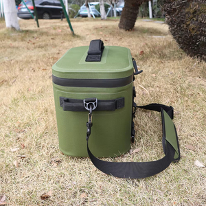 Mochila Térmica Gelada de Luxo Verde de Boa Qualidade Direto da Fábrica, com Logotipo Personalizado, Impermeável, Estilo Moderno, 15L-20L para Armazenamento de Alimentos - Product Image 5