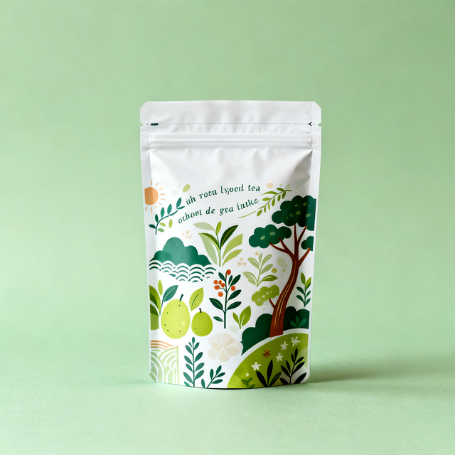Resealable Ziplock Stand up Pouches with Recycled Materials for Snack Pet Food Dried Fruit Packaging