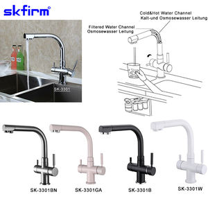 เครื่องกรองน้ำดื่มก๊อกน้ำห้องครัวสามทางสีดำ3ทางก๊อกน้ำห้องครัว Matt สีดำ <span class=keywords><strong>Triflow</strong></span> Tap - Product Image 5
