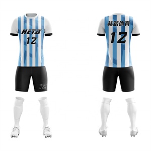 Conjunto de Camisetas de Fútbol Personalizadas, Ropa de Fútbol para Adultos, Traje de Manga Corta para Hombre, Ropa Deportiva de Entrenamiento de Fútbol para Niños - Product Image 5