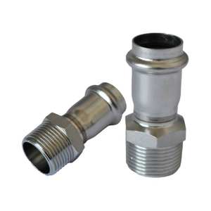 Raccord de compression double Yod Precision CNC Machining pour conduite de gaz GPL 15-22-28mm, idéal pour la réinstallation de conduites HVAC et d'eau - Product Image 2