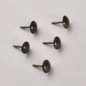Antique Style Round Head Decorative Nails 11x17mm Bronze Upholstery Furniture <b>Hardware</b> Drawer Use - Product Image 1