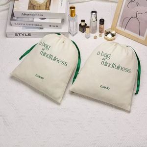 Eco Friendly Free Design Muslin Cotton <b>Drawstring</b> Bag Pure Cotton <b>Pouch</b> for Snacks Crafts Daily Use With Custom Logo - Product Image 1
