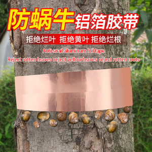 Bande anti-<span class=keywords><strong>escargots</strong></span> autocollante en cuivre pur avec barrière électrostatique, répulsif non toxique pour la protection des plantes de jardin, en stock - Product Image 5
