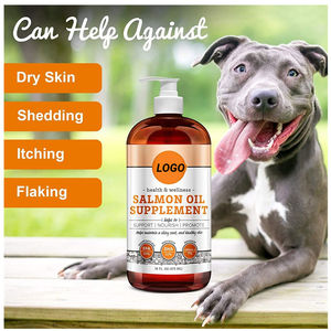 Nourriture liquide pour animaux de compagnie avec de l'huile de poisson de saumon sauvage d'Alaska et des oméga 3 et 6 pour chien et chat pour soutenir le pelage de la peau et les allergies - Product Image 4