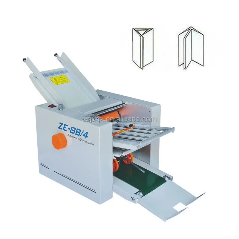 A4 Size Sheet Folder Equipment /Paper Folding Machine Used In Office Brochure Fold Machinery