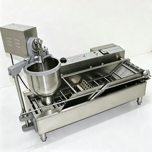 Friteuse à beignets entièrement automatique à bon prix, machine à beignets électrique, machine à faire des beignets de qualité alimentaire en acier inoxydable - Product Image 3