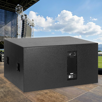 Subwoofer mono LS3 LS Series LS118B/LS218B 18 pouces 4/8 ohms 700W/1400W, enceinte en bois, à poser au sol