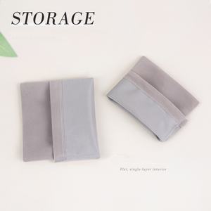 Sac à cordon en velours multicolore de qualité supérieure pour bijoux, pochette de rangement de luxe, petits cadeaux, flanelle personnalisable, huile essentielle - Product Image 4