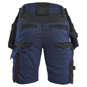 BLAKLADER - 717511498699C34 Women's craftsman <b>shorts</b> in two-way <b>stretch</b> Dark navy/Black - EAN 7330509957707 <b>WORK</b> TROUSERS - Product Image 3