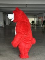 Costume de mascotte gonflable en peluche pour adulte, idéal pour les activités publiques et les carnavals (vente en gros)