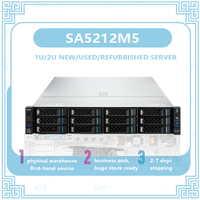 Servidor en Rack SA5212 M5 2U Intel Xeon para Computación en la Nube, NVMe U.2, Comercial, para Oficina, en Stock, 64GB