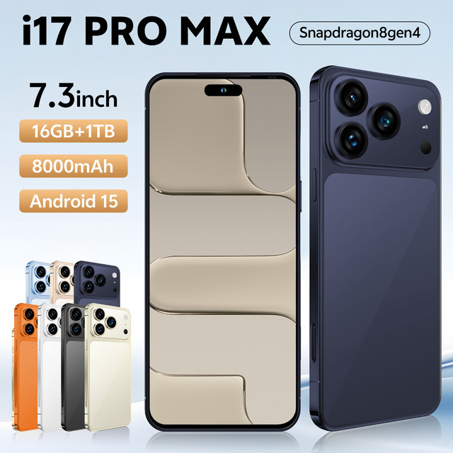 Factory Original Unlocked Cheap Smartphone | Affordable I17 Pro Max Look Alike Mobile Phone for Global Wholesale & Customization