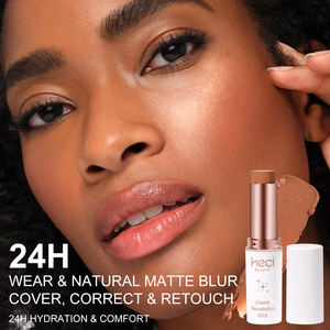 Base de Maquillaje en Barra Blanca Brillante y Cremosa, Cobertura Total, Resistente al Agua, 6 Tonos, Base de Maquillaje Vegana que <span class=keywords><strong>Cubre</strong></span> <span class=keywords><strong>Imperfecciones</strong></span> - Product Image 2