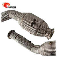 Collecteur d'échappement thermosoudé LHD pour Mercedes Benz W205 C43 GLC43 AMG 3.0T M276 V6 Haute Qualité