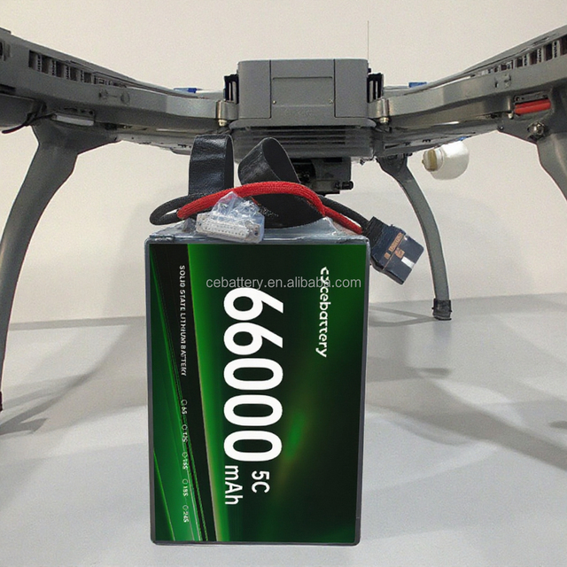 CE Certified QS8-S 66000mah 6S Semi Solid State 3.95V NMC Lithium Ion Battery Pack 12s-24s UAV 1000 Cycles -40-70 Quick