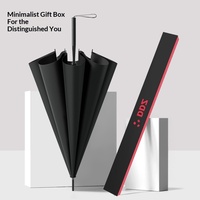 Parapluie pliable de luxe DDZ en fibre de carbone intégrale, résistant à la rouille, durable, idéal pour les cadeaux d'entreprise haut de gamme