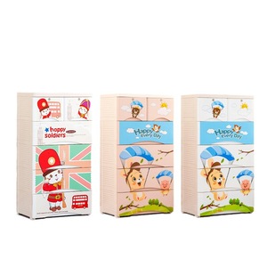 <span class=keywords><strong>Armario</strong></span> de Almacenamiento Simple de Plástico con 4 Cajones y Diseño de Oso de Dibujos Animados de <span class=keywords><strong>60</strong></span> cm de <span class=keywords><strong>Ancho</strong></span>, <span class=keywords><strong>Armario</strong></span> Infantil con Acabado de Juguetes de Dibujos Animados - Product Image 5